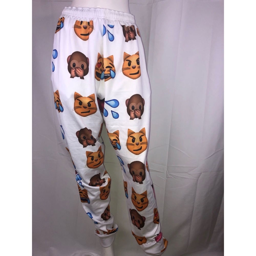 Emoji Joggers Emoji Pants Size XL Unisex